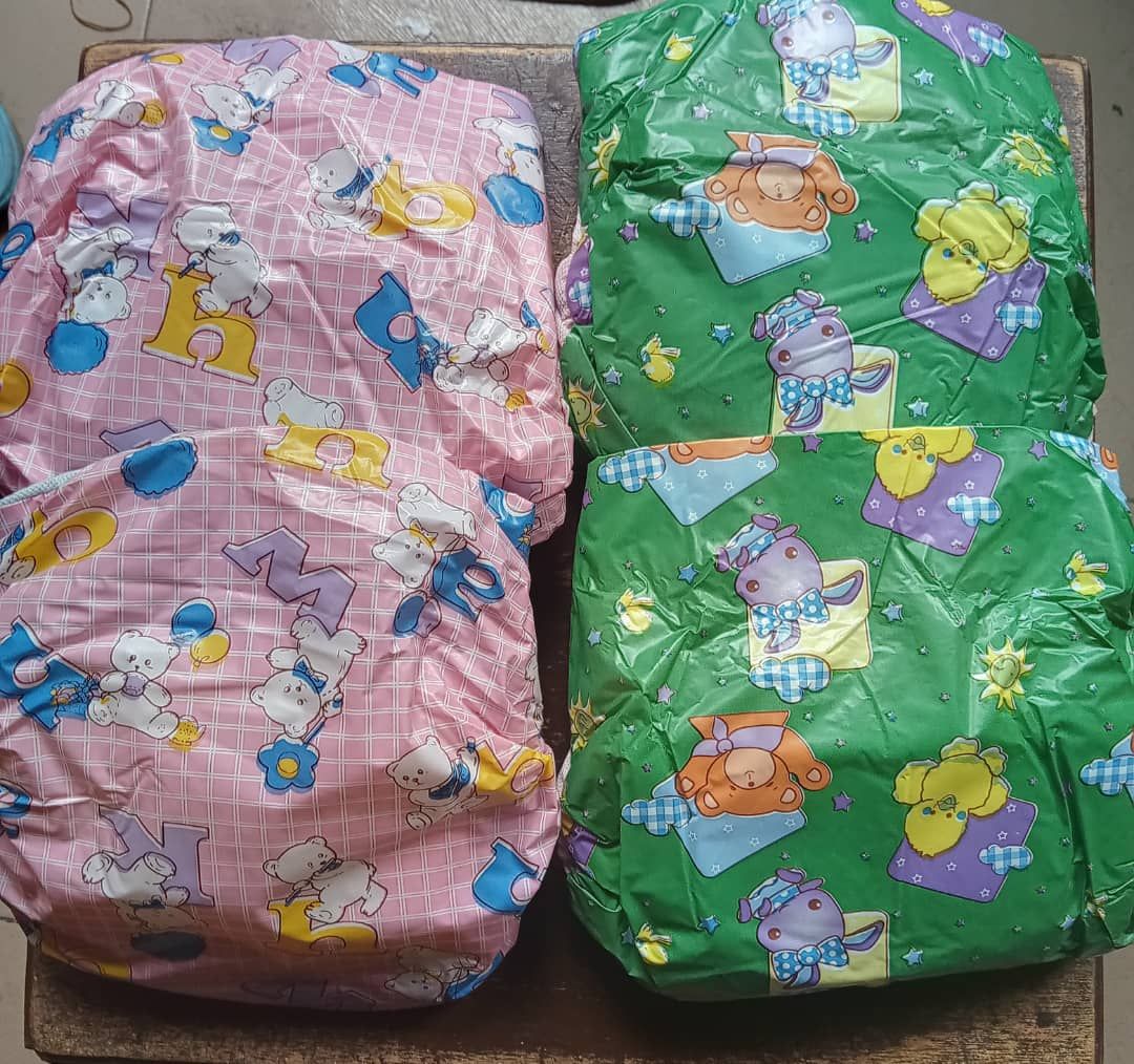 4 Washable Baby Diapers "Saves Money & Time"