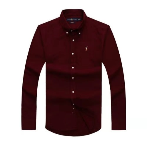 Burgundy Oxford Fit Mens Shirt