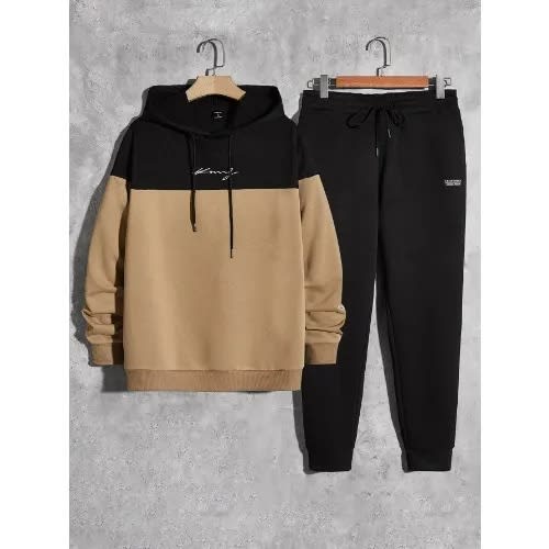 King Print Hoodie And Joggers