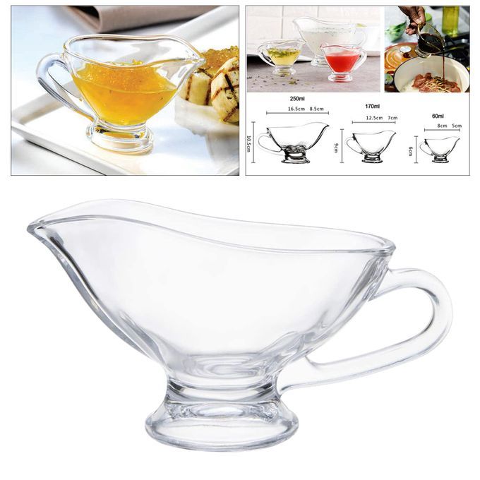 Clear Beefsteak Gravy Sauce Boat Steak Juice Container 250ml