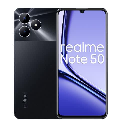 Realme Note 50 - 6.7" - 128GB ROM - 4GB RAM - Dual Sim - Fingerprint - 5000mAh -  Black