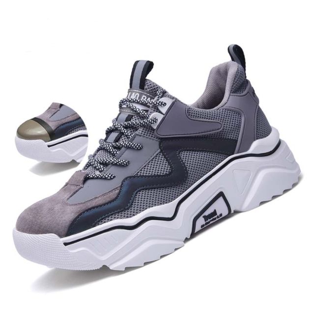 Safety Shoes Women Steel Toe Shoes Men Work Sneakers