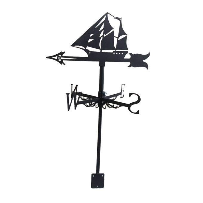 Angler Wind Vane Shed Mount Wind Direction Indicator Outdoor Sailboat