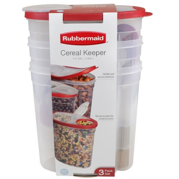 Rubbermaid Cereal Keeper - 3 Pack