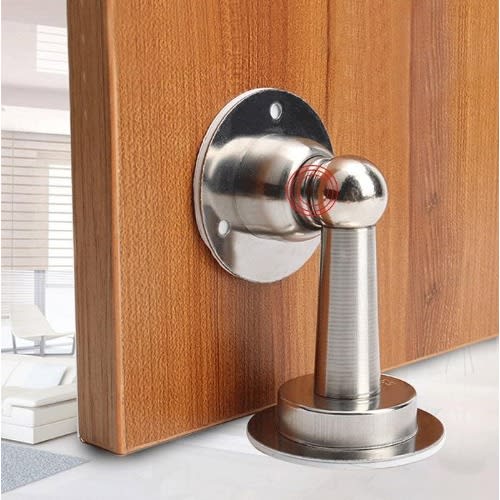 2pcs Stainless Steel Magnetic Door Stopper