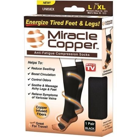 Copper Anti Fatigue Compression Miracle Socks