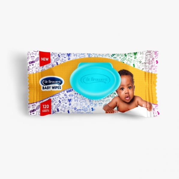 Dr Brown's Baby Wipes - 120 X 3 Packs - 360pcs