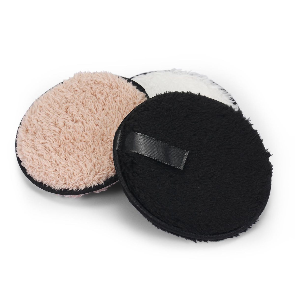 3Pcs Makeup Remover Pads Microfiber Reusable Face Towel