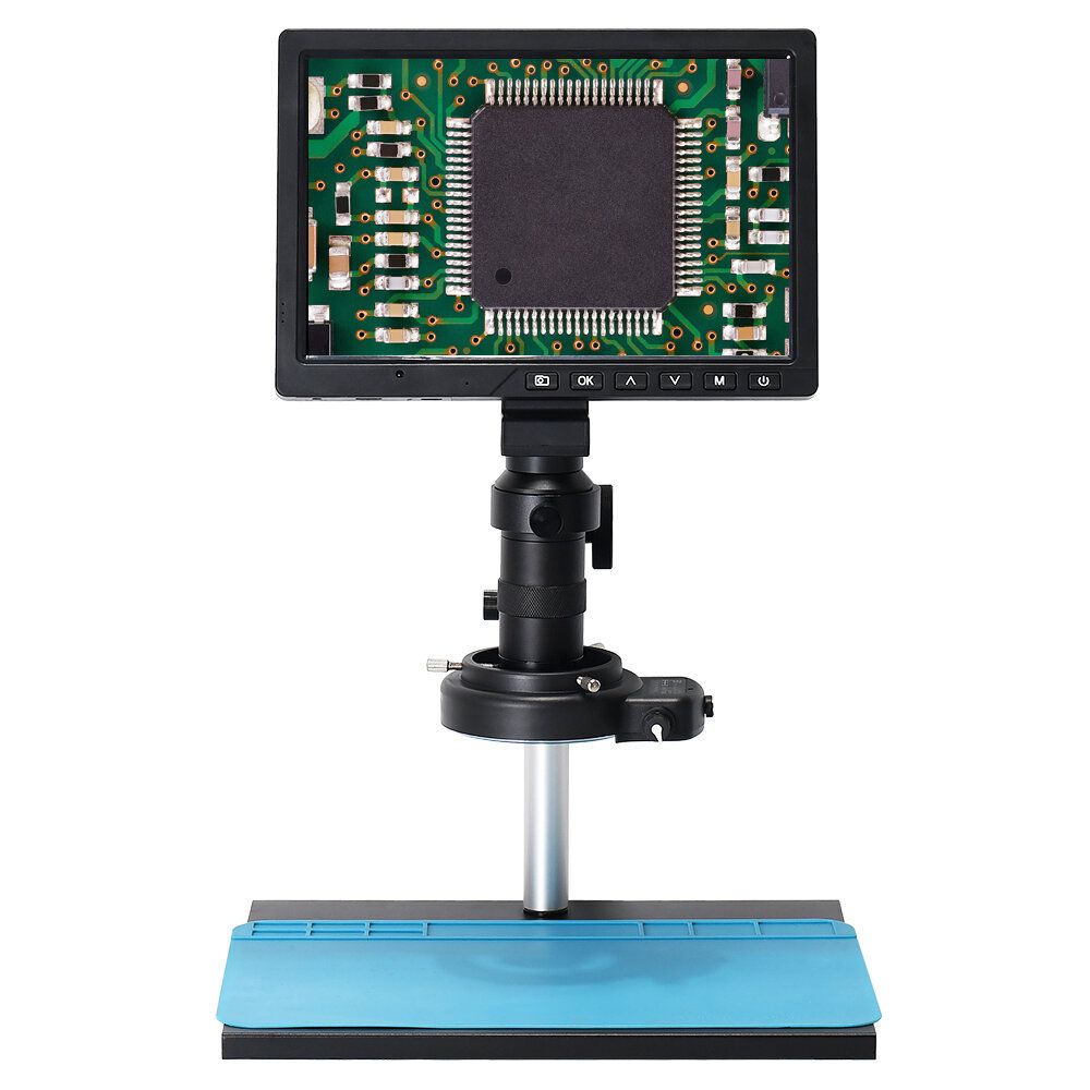 10.1 Inch LCD HD Video Microscope With 150X C Mount Lens