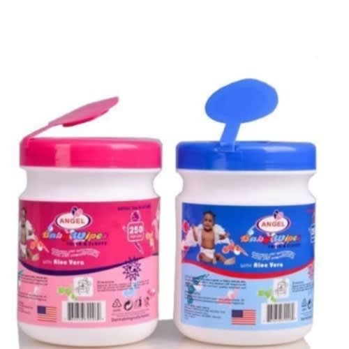 Little Angel Baby Wipes Two Can Packs - 500 Count