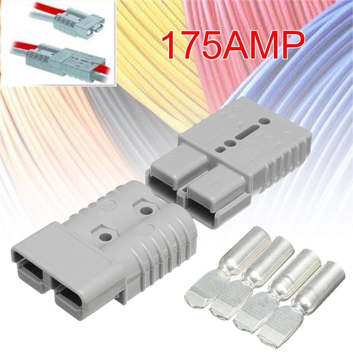 ANDERSON PLUG 175 AMP_BATTERY CONNECTOR_JUMP START_SLAVE ASSIST_X2_GREY_16MM2