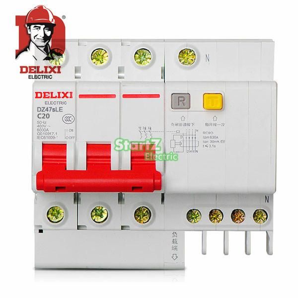 20A 3P+N RCBO RCD Circuit Breaker DE47LE