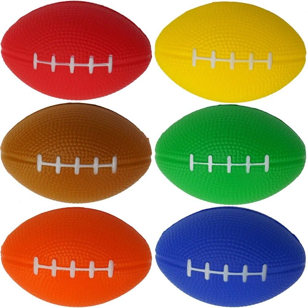 Vent Football Rugby Stress Toys Stretchy Cartoon Squeeze Balls Office Relief Party Games Mini
