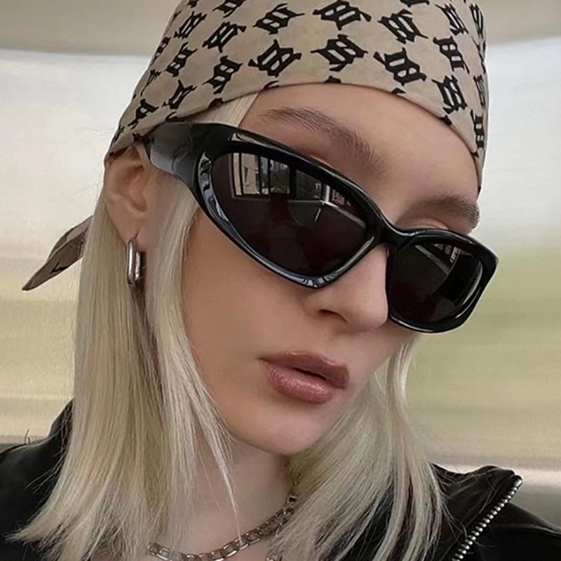 Y2K Black Trend Fashion Hip Hop Unisex Sunglasses