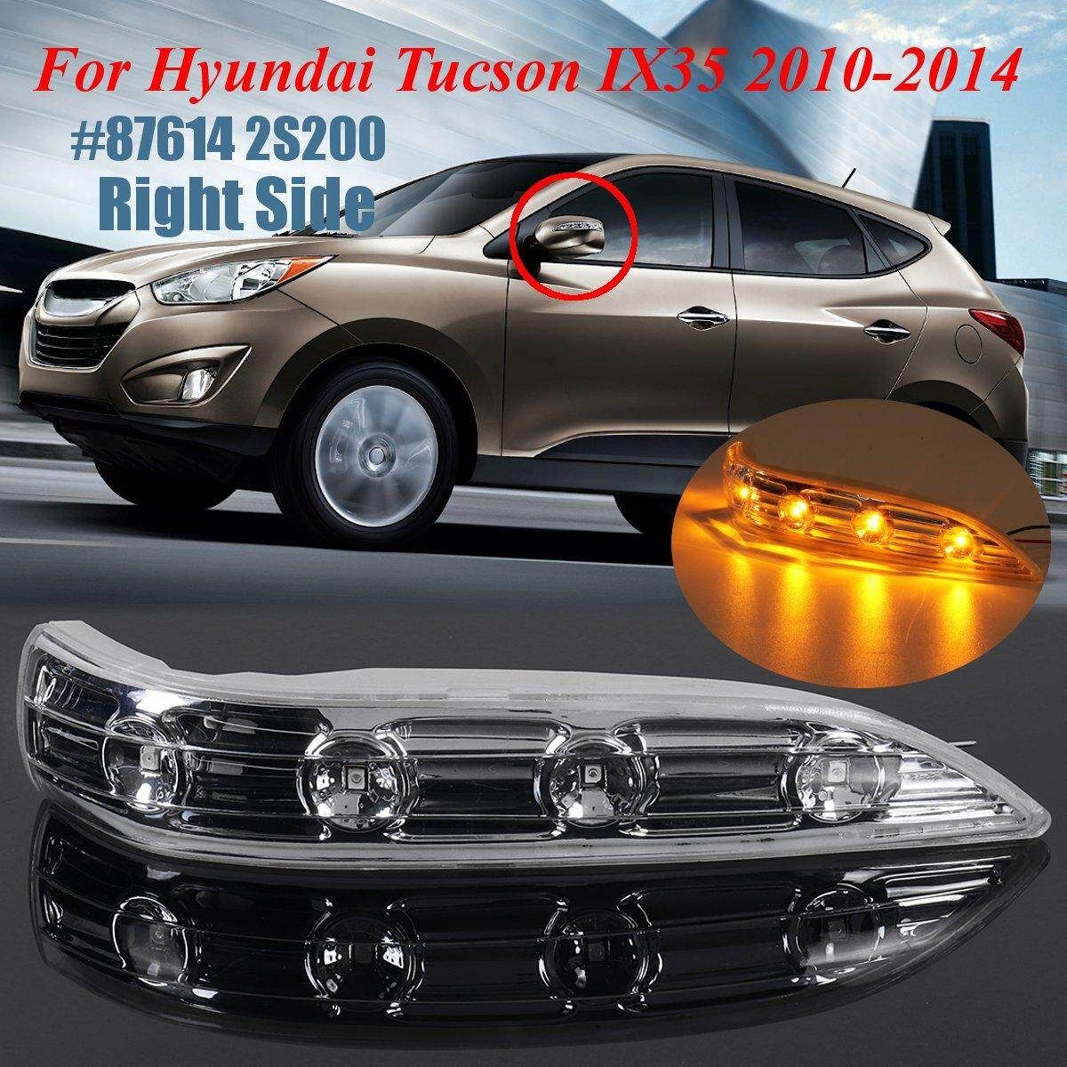 Right Side Rearview Mirror Turn Signal Indicator Light For Hyundai Tucson IX55 Rh (right)