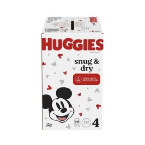 Snug & Dry Disposable Baby Diapers - Size 4 - 148counts