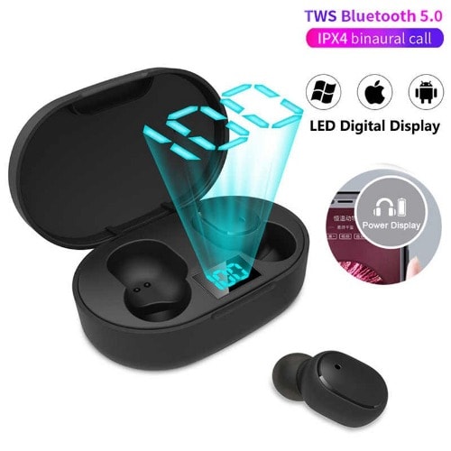 Waterproof Redmi Airdots Pro Touch With Display Tws Bluetooth Wireless Earbuds - 5.0 Ipx4