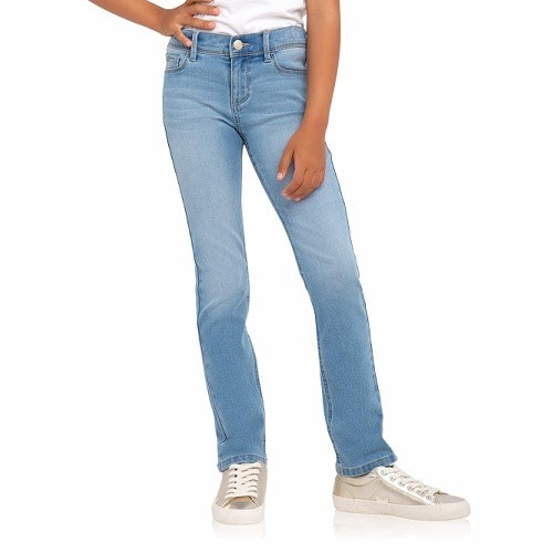 Girls Skinny Jeans Trouser Pant - Light Blue