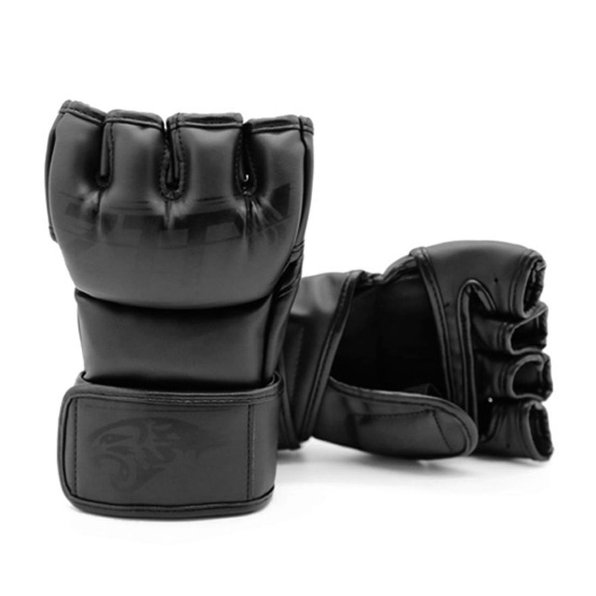 Men Women Kickboxing Gloves Boxing Gloves with Open Palm Punching Bag Gloves for Boxing Kickboxing Sparring Muay Thai