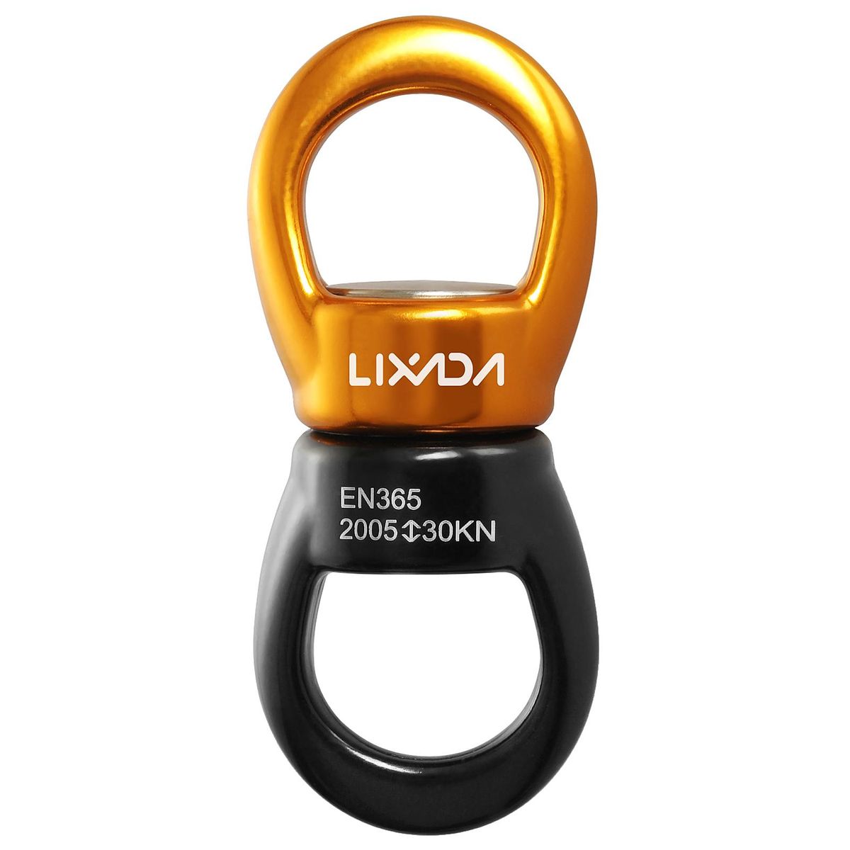 Lixada Swing Swivel 30kN Safest Rotational Device Swing Spinner Carabiner Swivel Climbing Rope Swivels for Web Tree Swing Setting Hammock