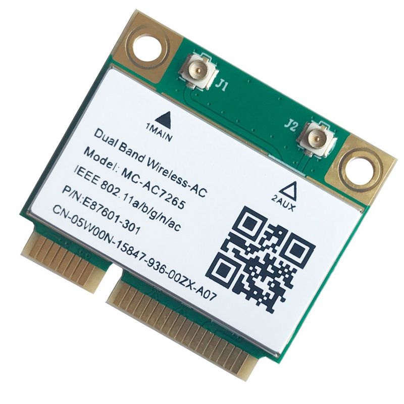 MU-AC7265 Wifi Dual Band Wireless Half Mini PCI-E Network