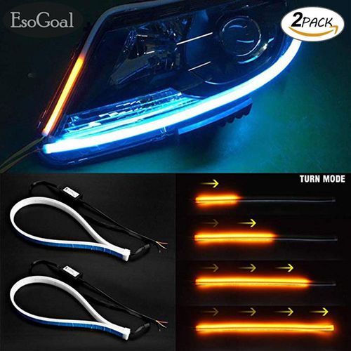 Car LED Strip Head Light Auto Turning Signal