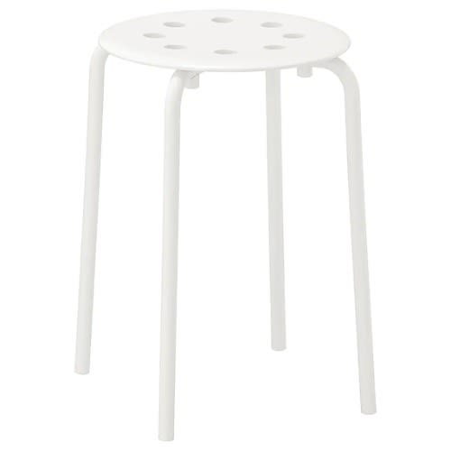 Marius Stool - 45 Cm - White