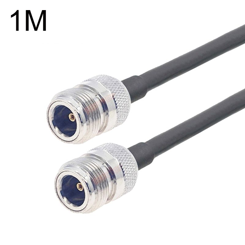 N Female To N Female RG58 Coaxial Cable, Cable Length:1m