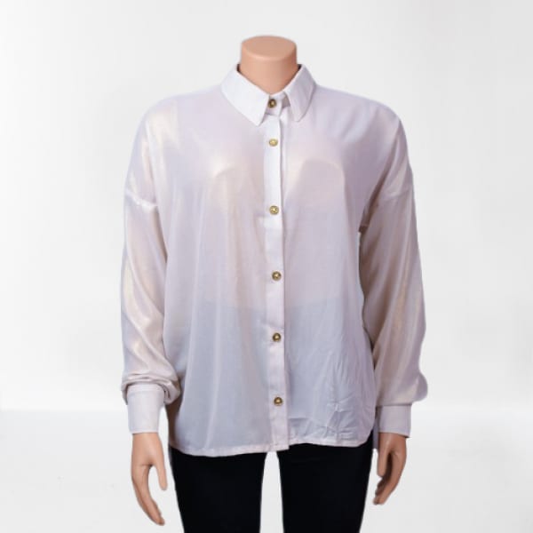 Long Sleeve Chiffon Top