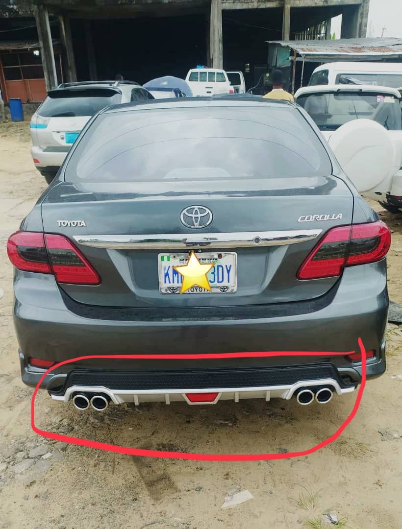 Universal Back Bumper Chrome