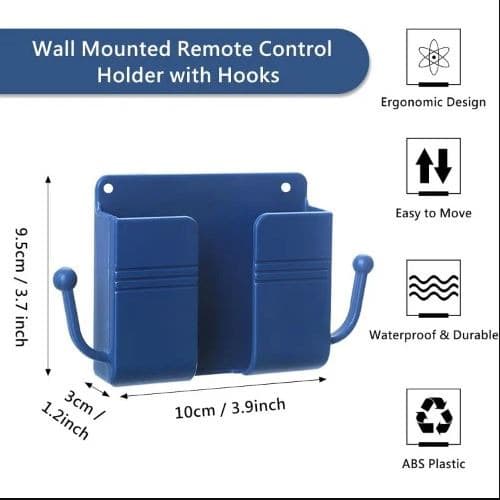 Phone And Remote Holder - Blue