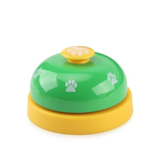 Pet Toy Training Interactive Toy Called Dinner Small Bell Footprint Ring Dog Toys For Teddy Puppy Cat Pet Call Feeding Reminder