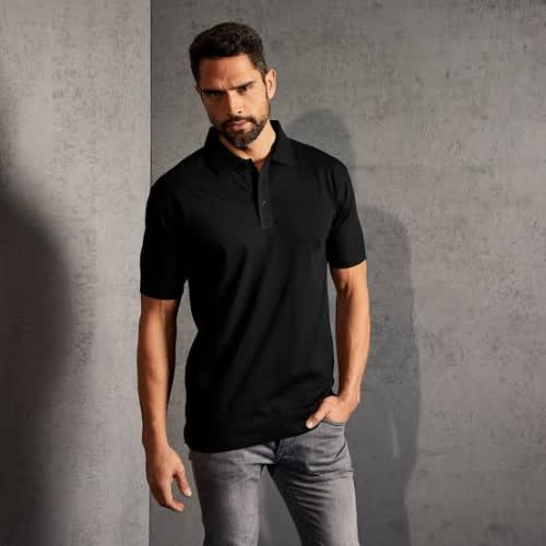 2in1 Men's T-shirt Polo - Grey And Black