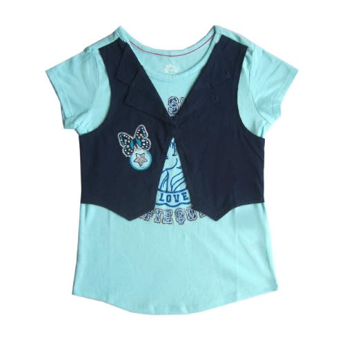 Girls Waistcoat Top