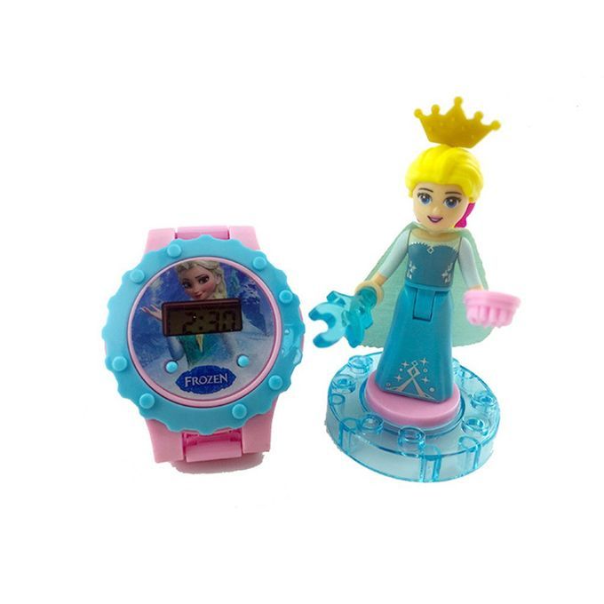 Artoon Building Blo Ks Ele Troni  Wat H  Hildren's Toy Building Blo K Toys-Ice Snow Green