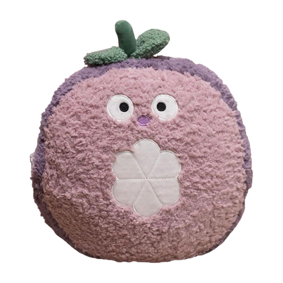 Nap Pillow Strawberry Fruits Warm Hands Toy Purple