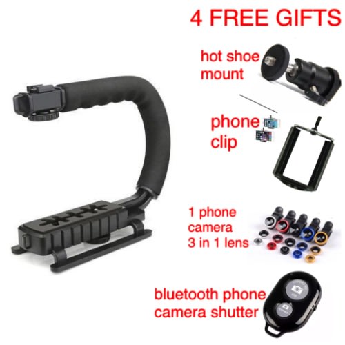 U Grip Stabilizer for Camera Camcorder Smartphones