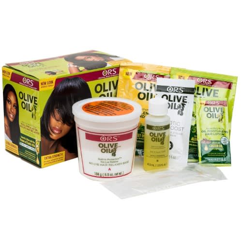 Ors Olive Oil Built-in Protection Full Application No-lye Hair Relaxer Cream - Extra Stren 500g