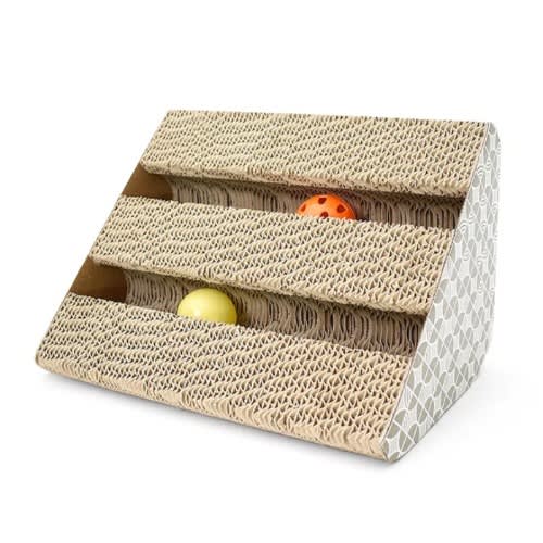 TD Cat Scratching Pad Board With Bell