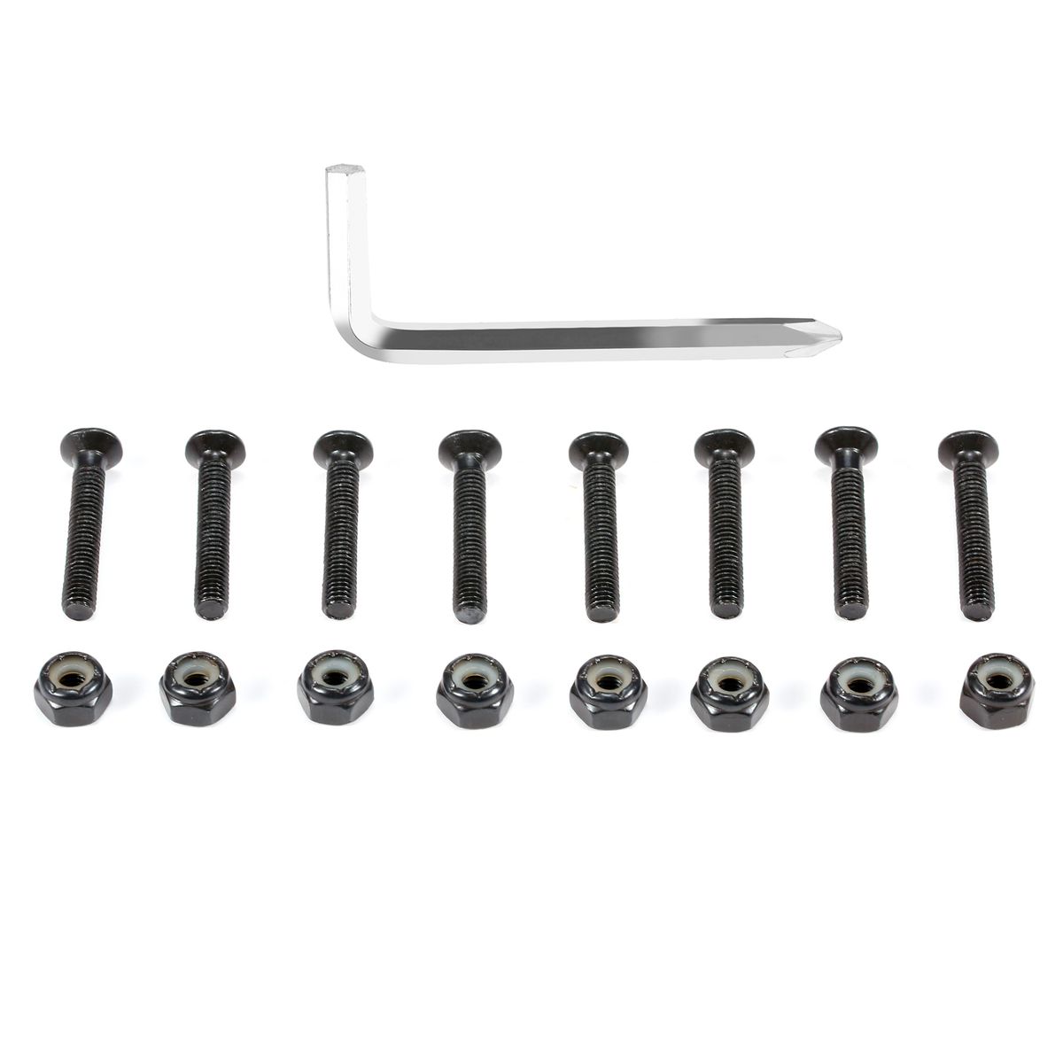 Skateboard Hardware Set 8pcs Skateboard Deck Screws Standard