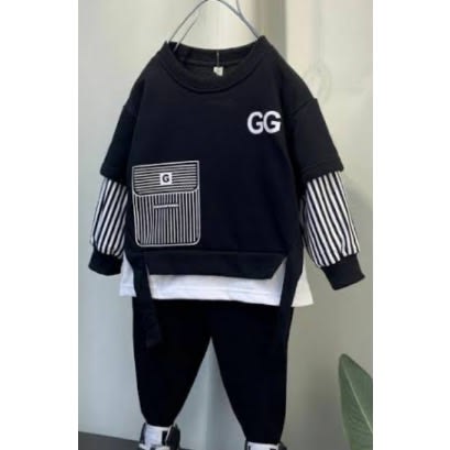 Kids Unisex Trendy 2pcs Outfit