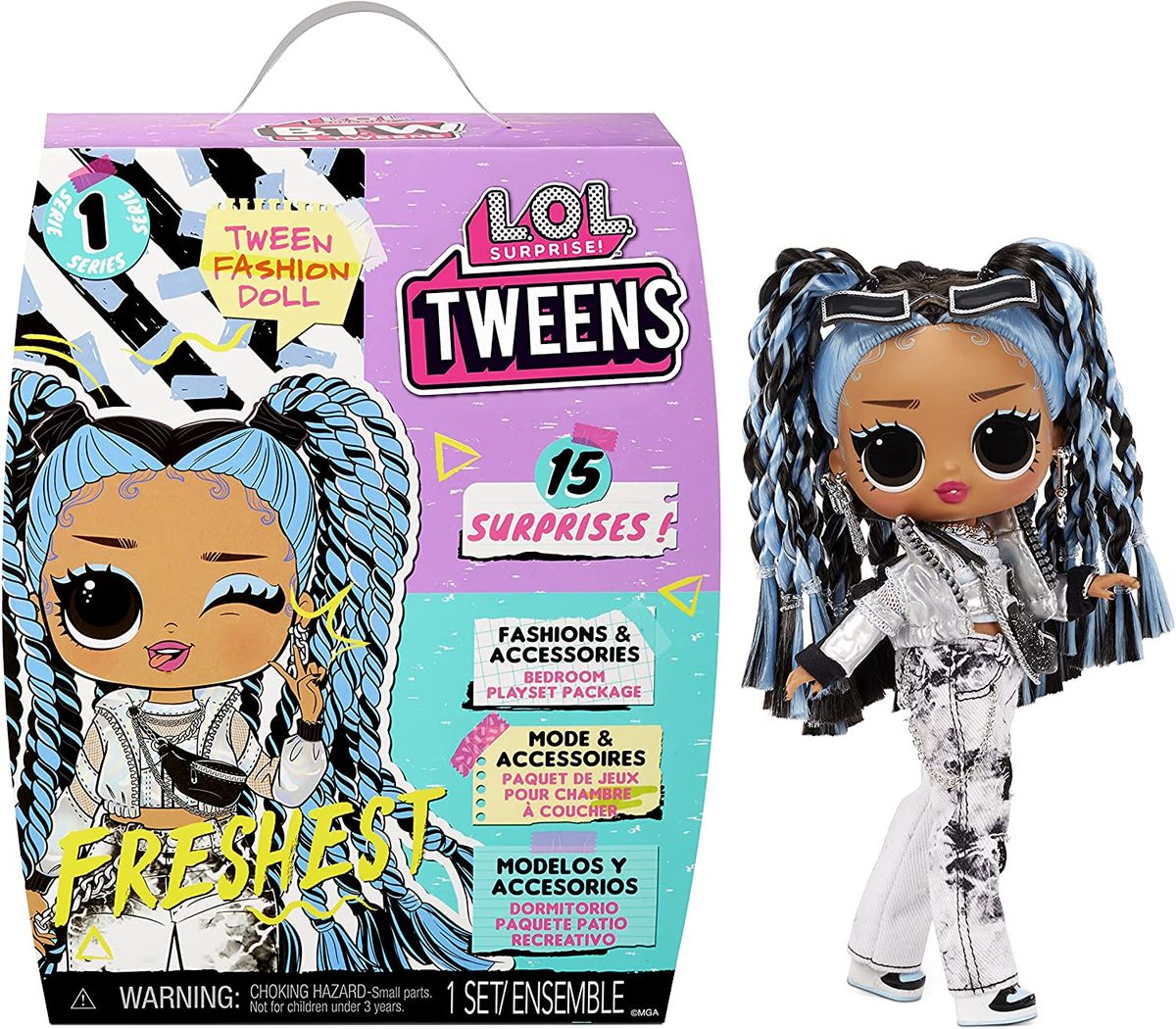 Tweens Freshest Fashion Doll With 15 Surprises