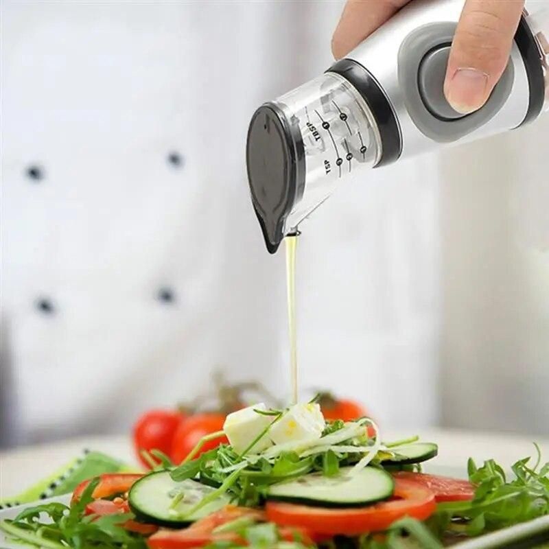 No-Drip Spout Glass Gravy Boat 500ml Kitchen Olive Oil Vinegar Dispenser Pourer Bottle Cooking Tools Tableware Leakproof