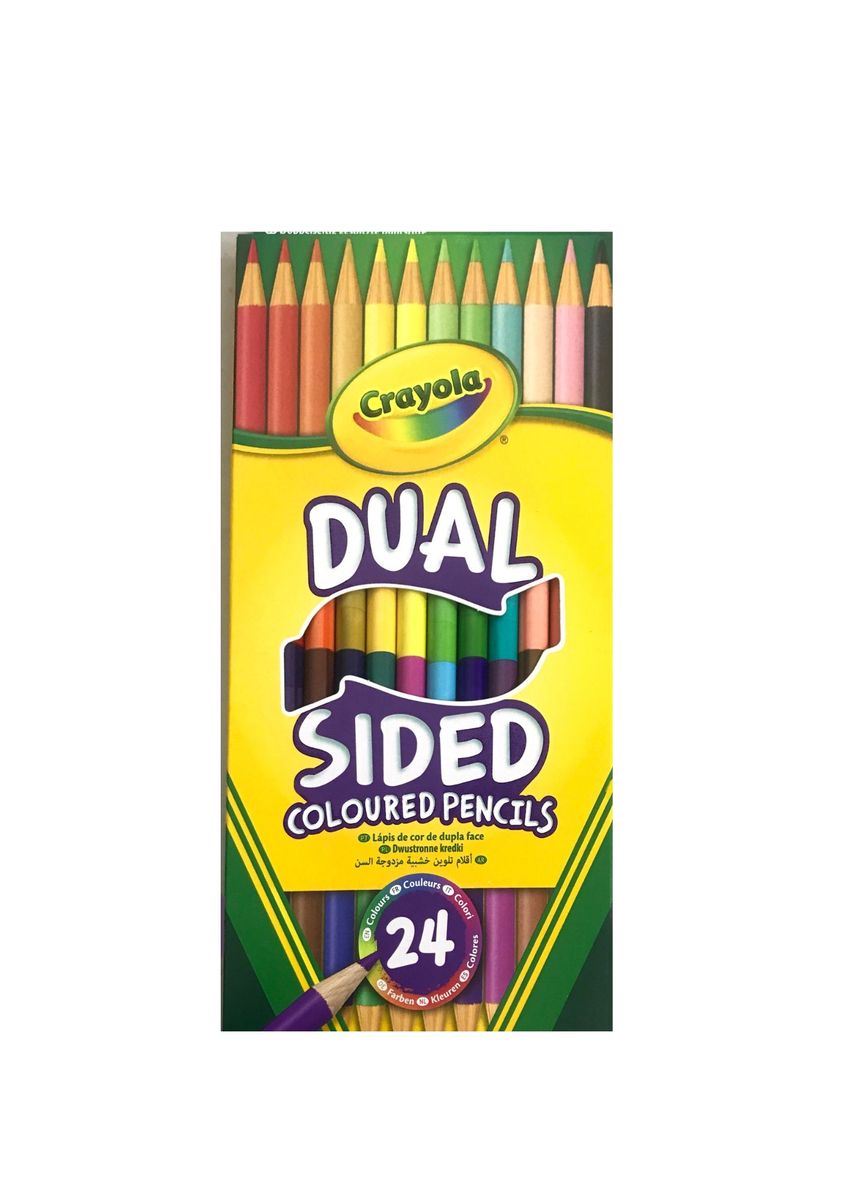 DUAL SIDED COLOURED PENCILS 24