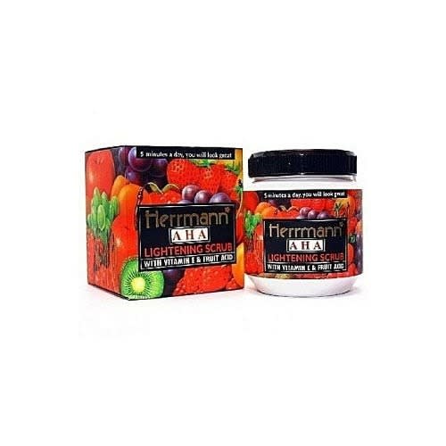 Aha Lightening Scrub With Vitamin E & Fruit Acid - 500g