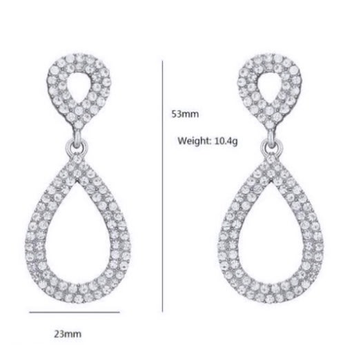Silver Drop Earrings