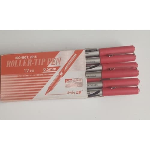 Roller Tip Pen - 05mm - Set Of 12 Pieces