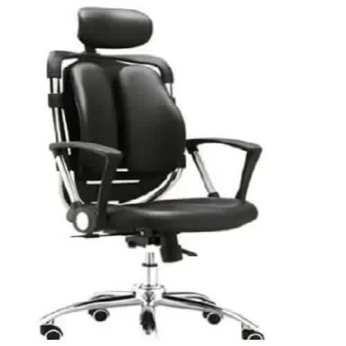 Executive Kidney Pu Leather Office Chair