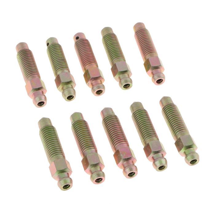 10PCS M8*1mm Motorcycle Car Brake Bleeder  Caliper Bleed Screws