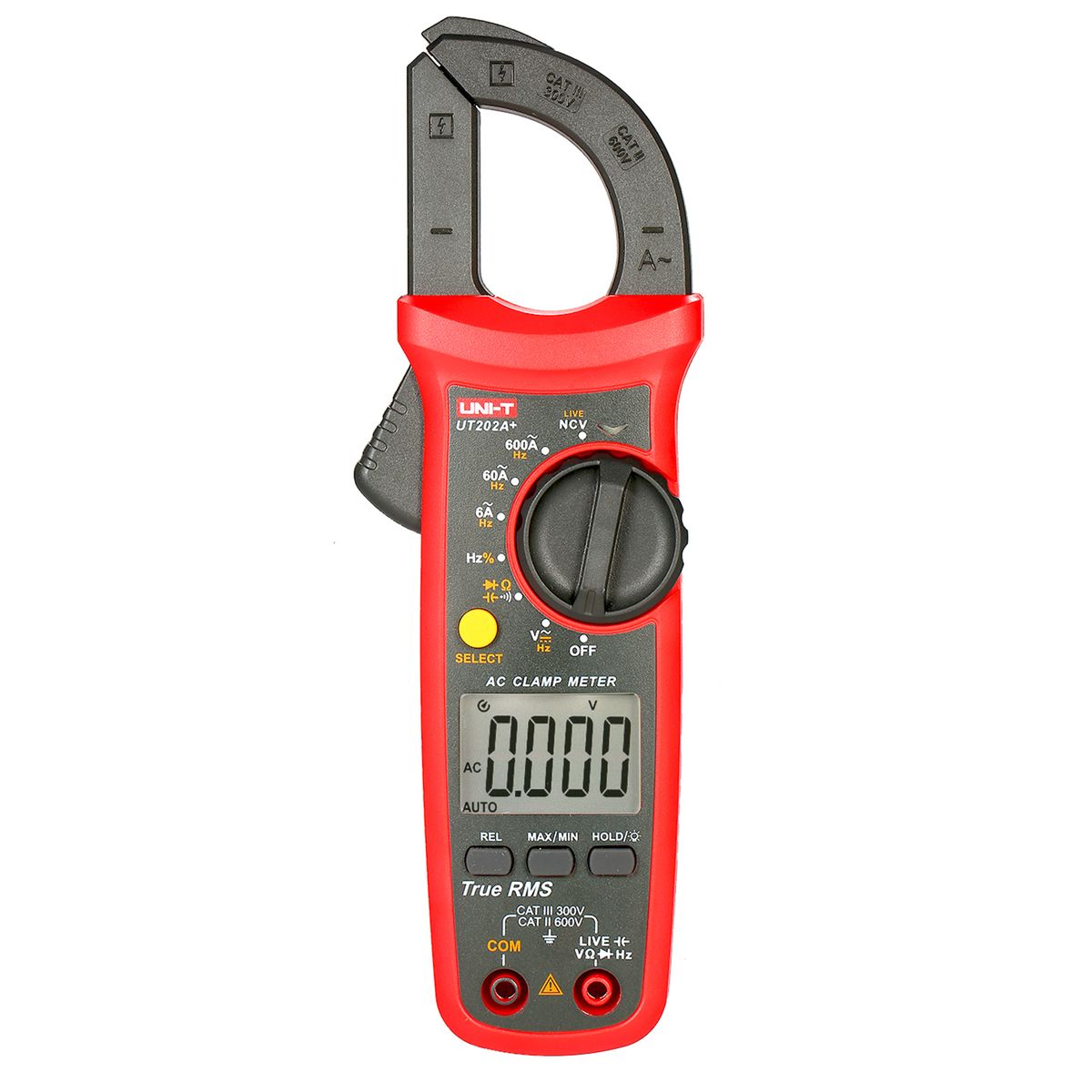 UNI-T UT202A+ 6000 Counts Digital Clamp Meter True RMS